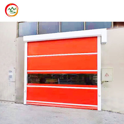 Hızlı Panjur Yüksek Hızlı PVC Kapı 1176pa Kendi Kendini Onaran Isı Direnci Paslanma Koruması