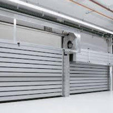 5000*7500 MM Metal Panjur Kapı Yüksek Hızlı Spiral Kapı Endüstriyel Sarmal Kapı Uzun Kullanım Ömrü