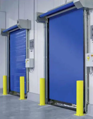Yüksek Hızlı Hızlı Rol Çaprak Kapıları 380V Endüstriyel Otomatik PVC Su geçirmez