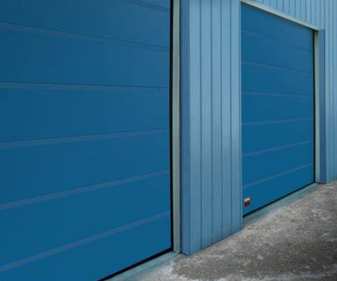 650N/M2 Rüzgar Basıncı Endüstriyel Bölüm Kapıları Bölüm Garaj Kapısı Avrupa Standart Kaliteli Modern Kapı