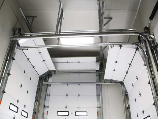 Endüstriyel ve Ticari Otomatik Asansör için 50 mm-80 mm ile yalıtımlı bölümsel garaj kapısı