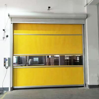 Düşük bakımlılıklı PVC hızlı kapan kapısı 304 paslanmaz çelik otomatik rulo