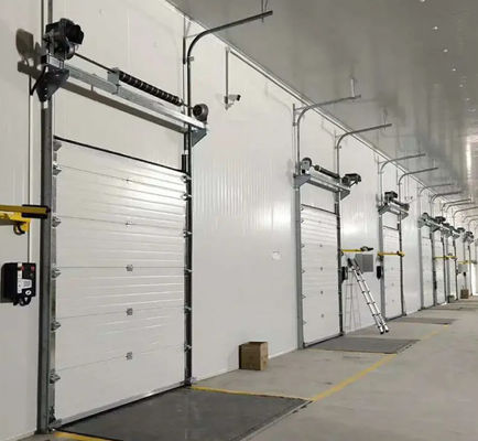 Beyaz Toz Kapalı Hava Durumu Kapalı Bölüm Kapısı Çift Derili Paneller Güvenlik Kenarı Tedarikçiler Fabrika