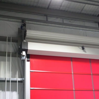 Güvenlik İlk Yüksek Hızlı PVC Yükseltilmiş Hızlı Perde Kapısı 304 Paslanmaz Çelik Malzemesi Hızlı Fermuar Yüksek Hızlı Rol Kapısı