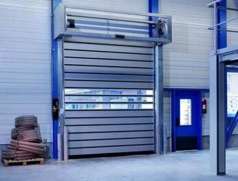Değişken Hızlı Endüstriyel Roll Up Kapı, Endüstriyel Roll Up Garaj Kapıları