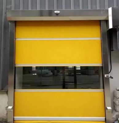 Endüstriyel İstifleme Hızlı Rulo Kapılar Yüksek Hızlı Otomatik Pvc Kumaş