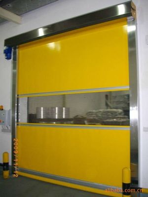 Uzaktan Kumandalı Yüksek Hızlı Roll Up PVC Kapılar 1.5m/s Endüstriyel Hızlı Kapı
