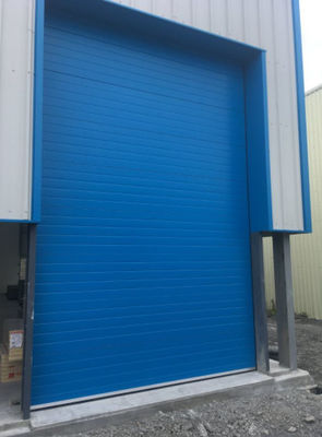 Anti Rüzgar İzoleli Seksiyonel Garaj Kapıları Renkli Kaplı Çelik / Alüminyum Levhalar