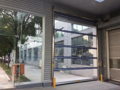 220 / 230V Şeffaf Garaj Kapısı, Modern Alüminyum Garaj Kapıları Firma Yapısı