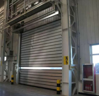 Uzaktan Kumanda Yüksek Hızlı Spiral Kapı Otomatik Yalıtım Alüminyum Alaşımlı Panel 380V 50Hz