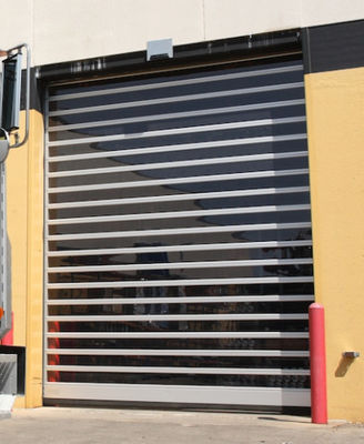 Verimli Alüminyum Otomatik Çatlak Spiral Kapı PLC Kontrolü 380V 50hz Uzaktan Kumanda