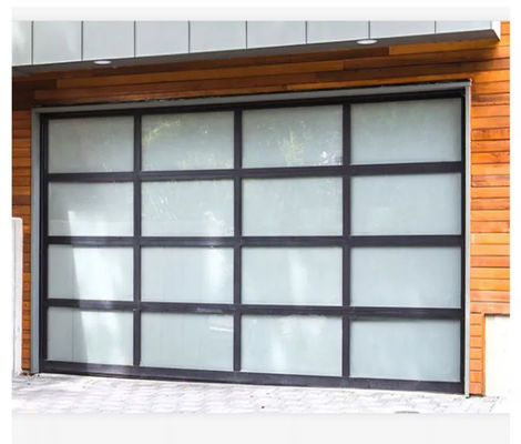 Çift camlı alüminyum bölümlü garaj kapıları ses yalıtımı