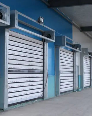 Alüminyum Şeffaf Yüksek Hızlı Spiral Kapı Endüstriyel İhtiyaçlar için Güvenlik ve Verimlilik Hızlı Metal Yüksek Hızlı Üst Üst