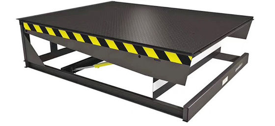 15000 lbs Elektrikli Yükleme Dock Leveler Güvenlik Zincirleri / Yerel Kurulum Toptan Satış Ucuz Dock Leveler 6ton