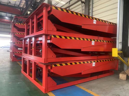 Yapılandırılabilir Güverte Yüksekliği Mekanik Yükleme Limanı Seviyleyicisi 10 000-20 000 Lbs Kapasite Yerel Kurulumla