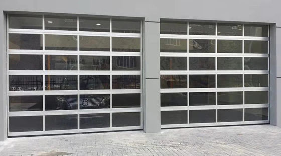 Modern Çift Camlı Alüminyum Bölüm Kapısı Mükemmel İzolasyonlu Profesyonel Üretim Kahverengi Cam Kapısı