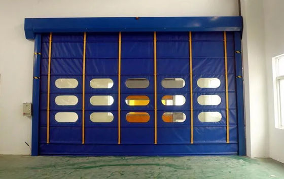 Kolay kurulum ve geliştirilmiş güvenlik ile ağır görevli çelik hızlı rulo kapıları hızlı katlanır rulo panjur hızlı kapı