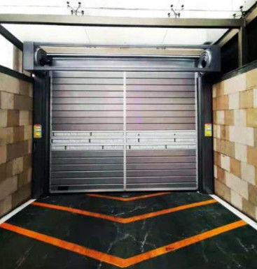 Alüminyum Şeffaf Yüksek Hızlı Spiral Kapı Güvenlik Verimliliği PLC Kontrol Sistemi ile Fabrika Doğrudan Satış Maksimum Hız 2m/s