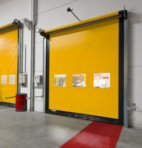304 Paslanmaz Çelik Isıtmalı Hız Hızlı Yuvarlama PVC Perde Kapı Ticari Hızlı Otomatik
