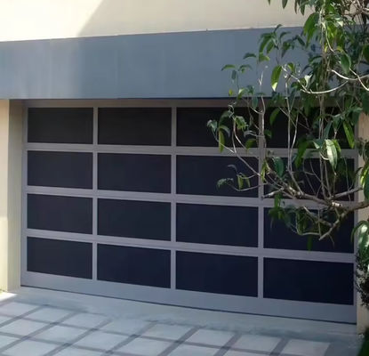 Elegant Alüminyum bölümlü garaj kapıları daha güvenli ve gürültü azaltma rüzgar dayanıklı sert depo ile