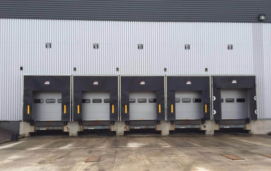 Modern Düzenlenebilir Yükleme Sistemi PVC Plastik Kauçuk Malzemesi Mechanical Dock Shelter