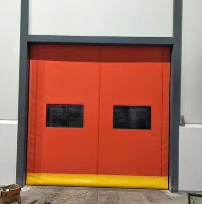 Yüksek Hızlı Özelleştirilmiş PVC Yükseltilmiş Hızlı Perde Kapısı Paslanmaz Çelik ve Akıllı Kontrollü Fermuar Kapısı