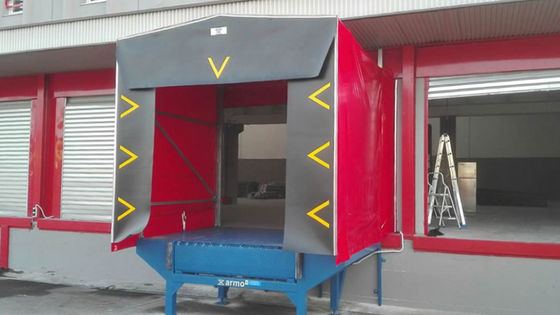 Şişkin Dock Seal İzole edilmiş Hava geçirmez Dock Sığınak rakipsiz dayanıklılık Modern tasarım Ekonomik
