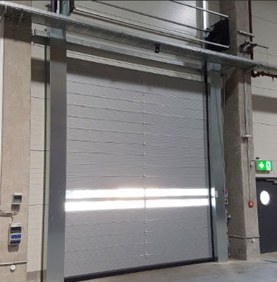 Güvenlik Alüminyum Şeffaf Yüksek Hızlı Spiral Kapı Özel 220V / 50HZ Güç kaynağı