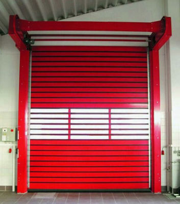 Alüminyum Şeffaf Yüksek Hızlı Spiral Kapı Güç kaynağı 220V/50HZ Depo için