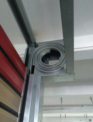 Alüminyum Şeffaf Yüksek Hızlı Spiral Kapı Güvenlik Verimliliği