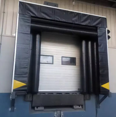 Endüstriyel Yumuşak Yanlı Mekanik Dayanıklı Kumaş PVC Özel Renk Düzenlenebilir Yükleme Sistemi Kamyonlar İçin Liman Kapısı Sığınağı