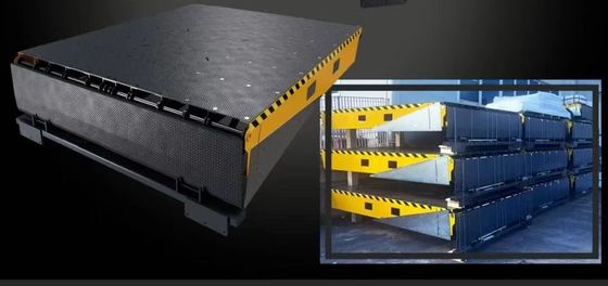 Dock kapı leveler atölyesi Otomatik Dock plaka 25000-40000LBS Güvenli tasarım ayak pedal kontrolü