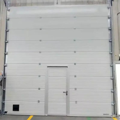 Modern Alüminyum yalıtılmış bölümsel üst depo kapısı Endüstriyel garaj Otomatik açık stil uzaktan kumanda bitmiştir