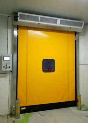 Soğuk Hava Deposu Yüksek Hızlı PVC Rulo Kapı Hızlı Kepenk Fermuarlı Kapılar Kapı 304 Paslanmaz Çelik Malzeme Yalıtım Evet ve Manuel/Otomatik