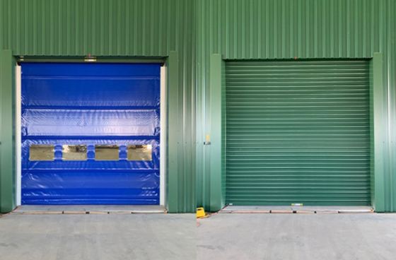 Fabrika Fiyatı Hızlı Endüstriyel Depo/fabrika İç Mekan Manuel/Otomatik Çalışma Yüksek Hızlı PVC Rulo Kapı 304 Paslanmaz Çelik Malzeme