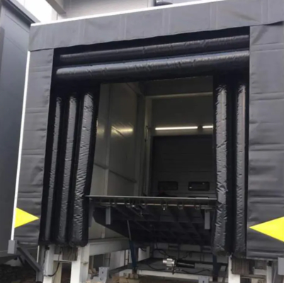 Modern Kullanıma dayanıklı kablo kumaşı Düzenlenebilir yükleme sistemi rıhtım kapısı koruyucu geri çekilebilir tünel rıhtım mühür Otomatik PVC Rite-hit yükleme rıhtım koruyucu