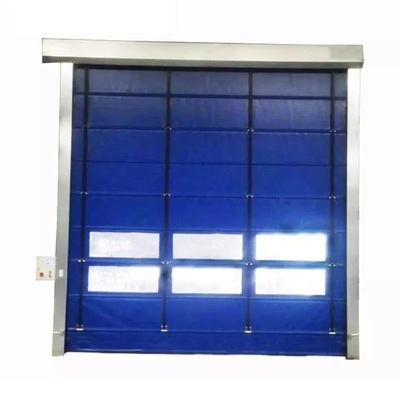 High Speed PVC Roll Up Rapid Shutter Door Factory High-Speed Automatic Aluminum Alloy 304 Stainless Steel Material with Thermal Insulation