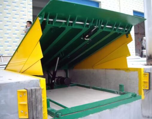 Güvenlik Zincirleri Baskı Düğmesi Denetimleri Dock Kapı Düzleştiricileri Atölyesi Otomatik Dock Plate Dock Kapı Düzleştiricileri