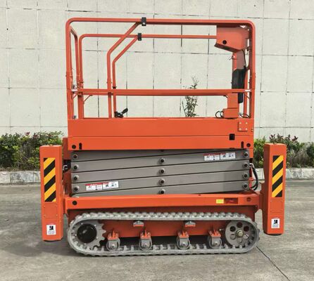 Havadaki İşçi Asansörü Batarya ile çalışan Elektrikli Asansör Platformu 1.5 KW Motor Gücü İnşaat ve Bakım için Optimize