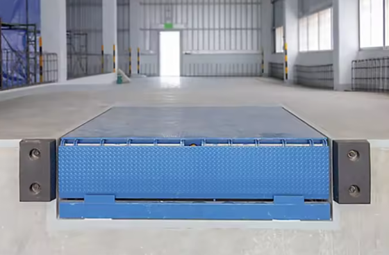 El kontrolü uzaktan kumandalar Dock kapı seviyeleyicileri Atölyesi Otomatik Dock Plate Dock kapı seviyeleyicileri 25000-40000LBS Güvenli tasarım özelleştirilebilir güverte yüksekliği