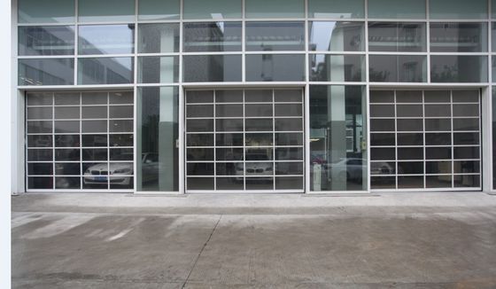 Hızlı Yanıt Şeffaf Garaj Kapısı Modern Alüminyum Kapılar Akrilik Cam Düşük Fiyatlı Konut Elektrikli Otomatik