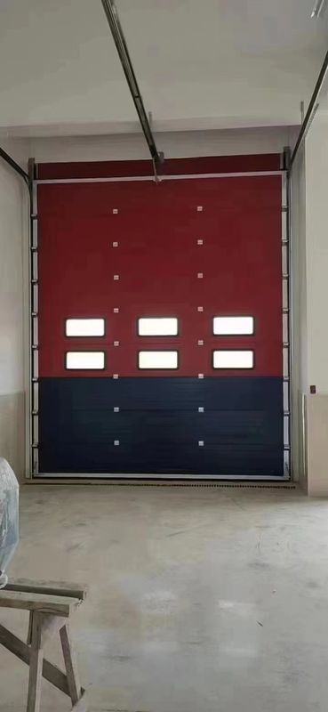 Pvc 380V 50HZ Hızlı Makaralı Kapılar IP55 Güç 0.75KW - 1.50KW Şeffaf Pencereli