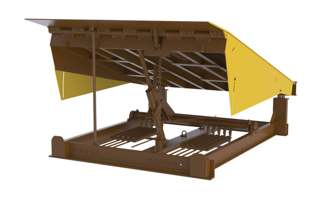 Atölye Otomatik Dock Plate Dock Kapı Seviyleyicileri 25000-40000LBS Güvenli Tasarım Özel