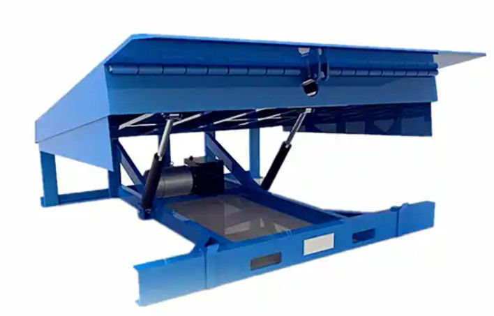 Düğme Kontrolleri Atölyesi Otomatik Dock Plate Dock Door Levelers 25000-40000LBS Güvenli Tasarım