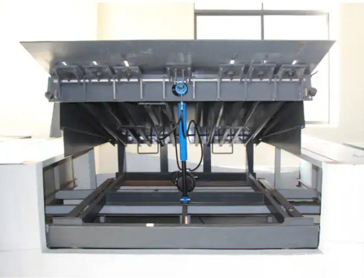 Özelleştirilebilir dudak uzunluğu Dock kapı leveler atölyesi Otomatik Dock plaka 25000-40000LBS yükleme dokları için güvenli tasarım
