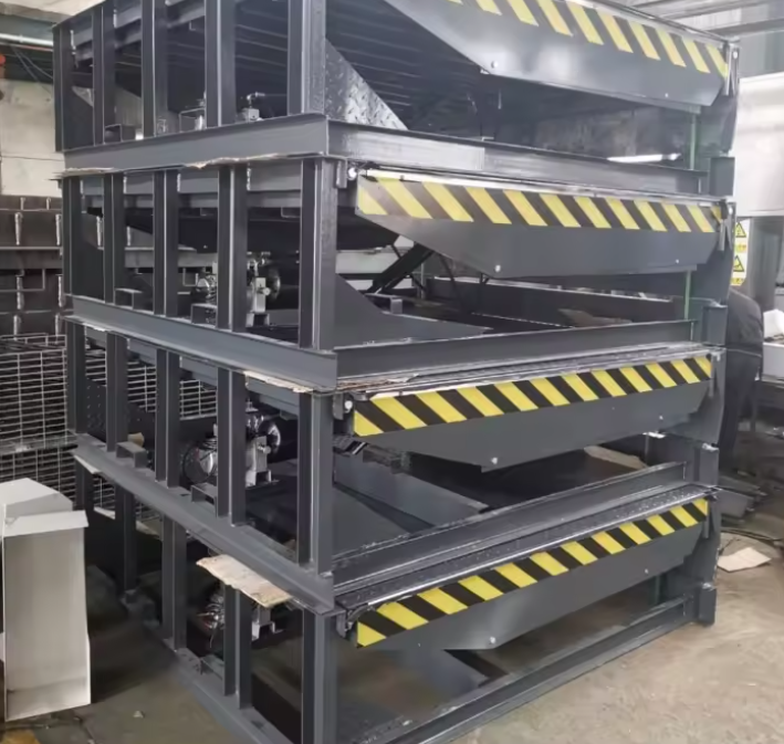 Fabrika 6-20Ton Dock Door Levelers Workshop Düzenlenebilir Hidrolik Dock Ramp Kamyon Konteyner Yükleme Asansör Platformu